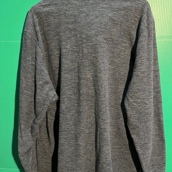 Eddie Bauer Men’s XXL Gray Quarter-Zip Pullover Sweatshirt Stretch Athletic Top - Picture 4 of 4
